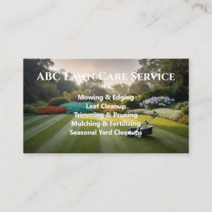 Cartão De Visita Serviço Premium Lawnpro