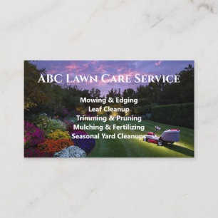 Cartão De Visita Serviço Premium Lawnpro