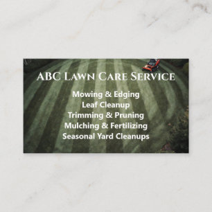 Cartão De Visita Serviço Premium Lawnpro