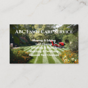 Cartão De Visita Serviço Premium Lawnpro