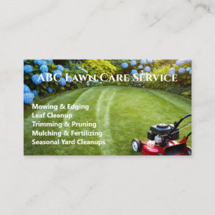 Cartão De Visita Serviço Premium Lawnpro