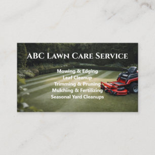 Cartão De Visita Serviço Premium Lawnpro