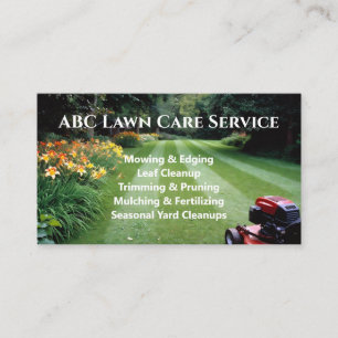 Cartão De Visita Serviço Premium Lawnpro