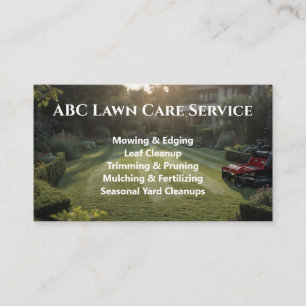 Cartão De Visita Serviço Premium Lawnpro
