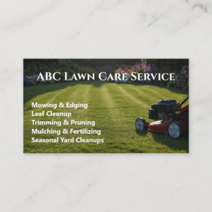Cartão De Visita Serviço Premium Lawnpro