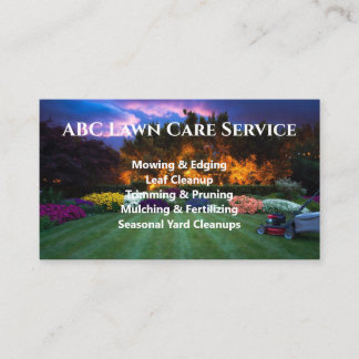Cartão De Visita Serviço Premium Lawnpro