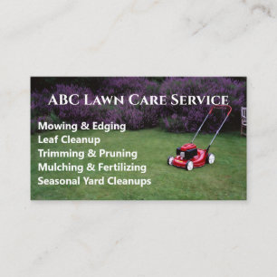 Cartão De Visita Serviço Premium Lawnpro