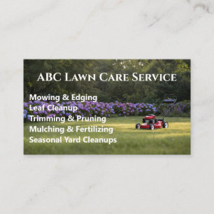 Cartão De Visita Serviço Premium Lawnpro