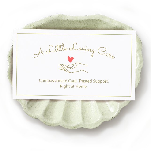 Cartão De Visita Serviços de assistência doméstica (Criador carregado)