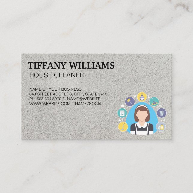 Cartão De Visita Serviços de assistência técnica e limpeza | Limpez (Frente)