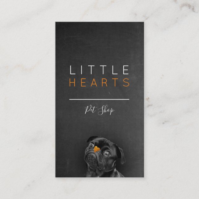 Cartão De Visita Serviços de Compro de animais / serviços de manute (Frente)