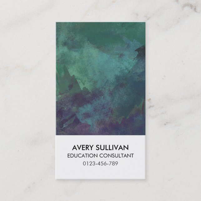 Cartão De Visita Serviços de consultoria em educação (Frente)