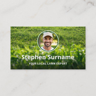 Cartão De Visita Serviços de Jardim Fotografia Personalizada de Pai