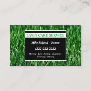 Cartão De Visita Serviços de Jardinagem Profissional Modernos