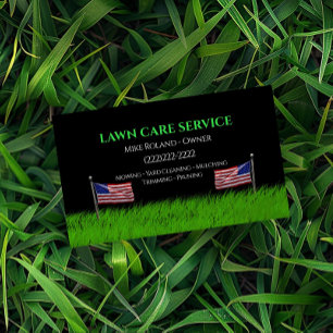 Cartão De Visita Serviços de Jardinagem Profissional Modernos