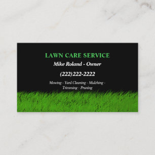 Cartão De Visita Serviços de Jardinagem Profissional Modernos