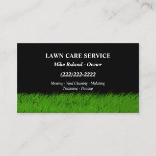 Cartão De Visita Serviços de Jardinagem Profissional Modernos