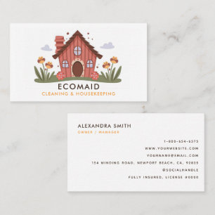 Cartão De Visita Serviços De Limpeza