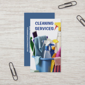 Cartão De Visita Serviços de Limpeza