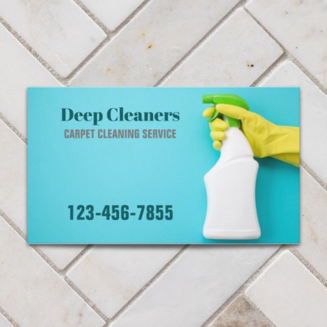 Cartão De Visita Serviços de Limpeza de Agregados de Serviço Janito (Office Janitorial Housekeeping Cleaning Services Business Card)