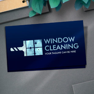 Cartão De Visita Serviços de limpeza de janelas profissionais