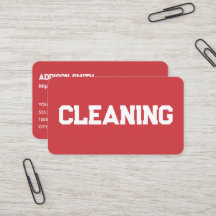 Serviços de limpeza QR Red