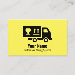 Cartão De Visita Serviços de movimentação personalizáveis cart