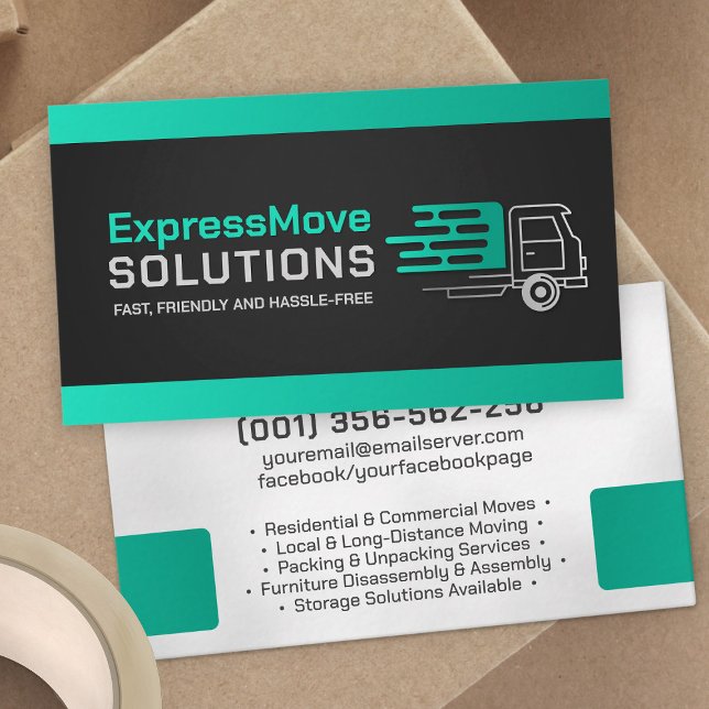 Cartão De Visita Serviços de Movimentação Profissional - Relocaliza (Criador carregado)