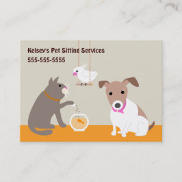 Cartão De Visita Serviços de Pet Care