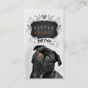 Cartão De Visita Serviços de Pet Care/ Sitting Services / Pet Comp