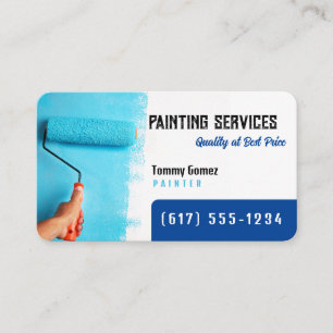 Cartão De Visita Serviços de pintura Pintores