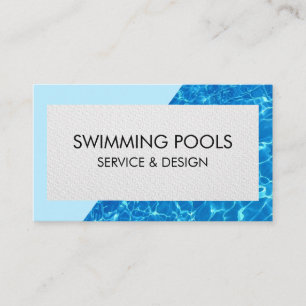 Cartão De Visita Serviços de Piscina