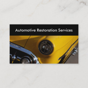 Cartão De Visita Serviços de restauração automotiva