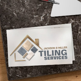 Cartão De Visita Serviços de Revestimento - Revestidor de Azulejos