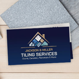 Cartão De Visita Serviços de Revestimento - Revestidor de Azulejos