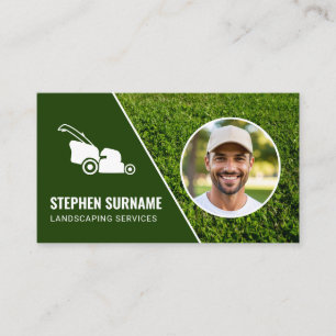 Cartão De Visita Serviços Personalizados de Paisagismo e Manutenção
