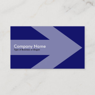 Cartão De Visita Seta v2 - Marinho azul 000066