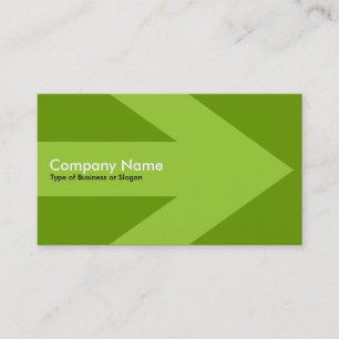 Cartão De Visita Seta v3 (verde marciano) - verde 669900