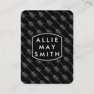 Cartão De Visita Setas brancas