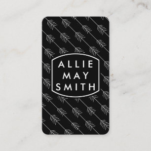 Cartão De Visita Setas brancas