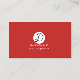 Cartão De Visita Seu do logotipo customizável simples aqui -