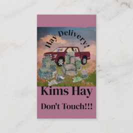 Cartão De Visita seu feno não toca!