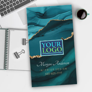 Cartão De Visita Seu logotipo, Elegante, Agate Profissional de Teto