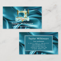 Sewing Machine Seamstress Azul Teal