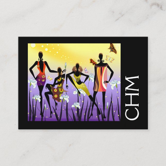 Cartão De Visita Sewing/Seamstress/Moda - SRF (Frente)