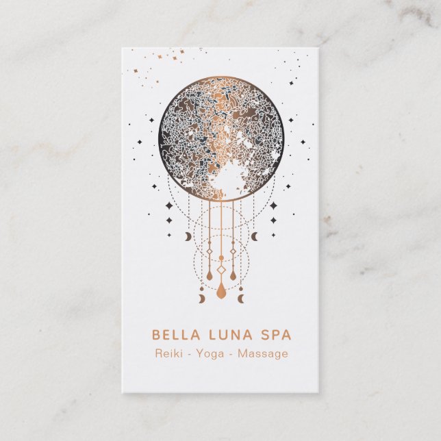 Cartão De Visita *~* Shaman do Universo Lunar Cósmico (Frente)