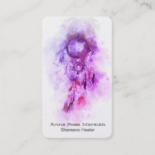 Cartão De Visita *~* Shaman Shamanic Sacred Dream Catcher Shaman