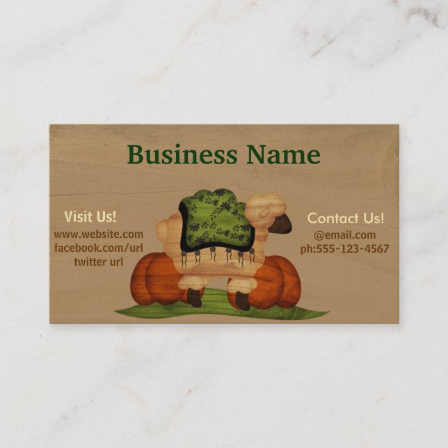 Cartão De Visita Sheepkin (Frente)