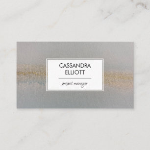 Cartão De Visita Shimmering Dourado Tinta Azul-Álcool Tinta Líqui
