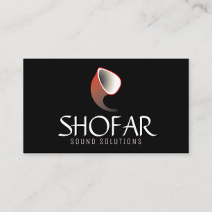 Cartão De Visita Shofar Curto (vermelho)